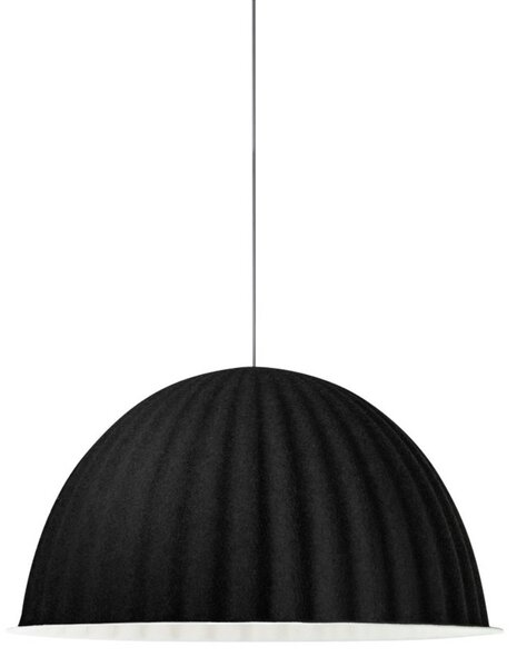 Lampa Wisząca Muuto, ściemnialny, czarny, jadalnia, tkanina | tekstylia