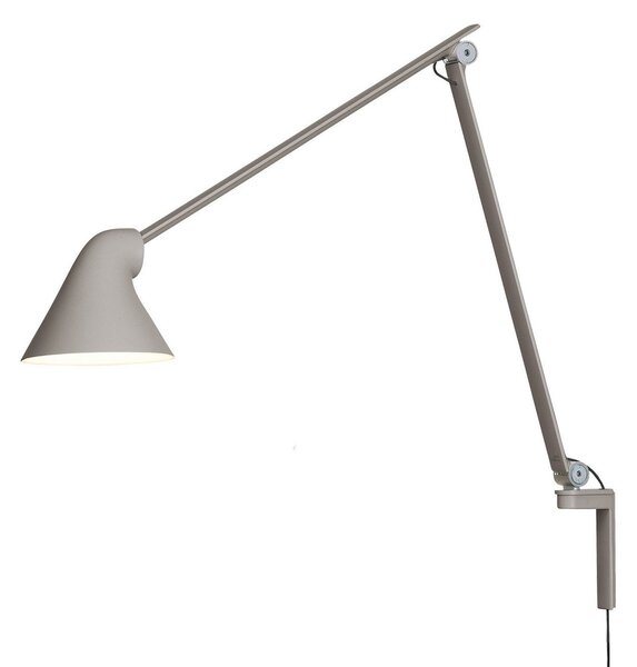 Lampa Ścienna Louis Poulsen, NJP, szary, salon, metal, design