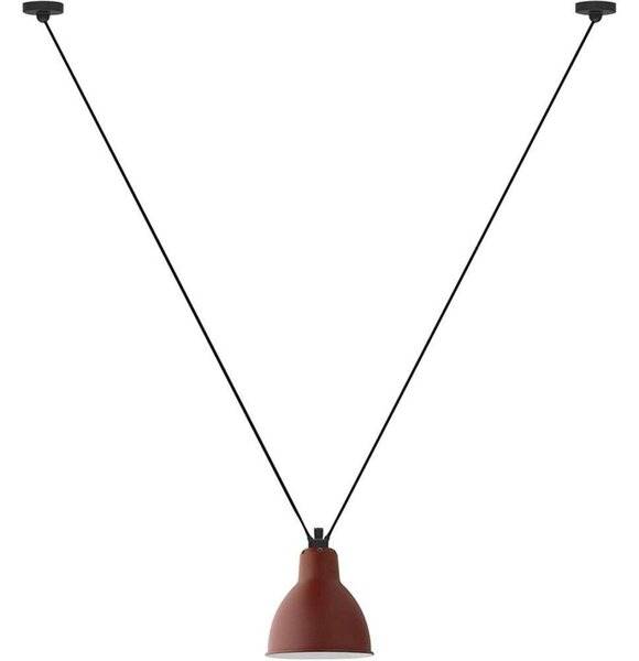 Lampa Wisząca Lampe Gras, czerwony, salon, metal