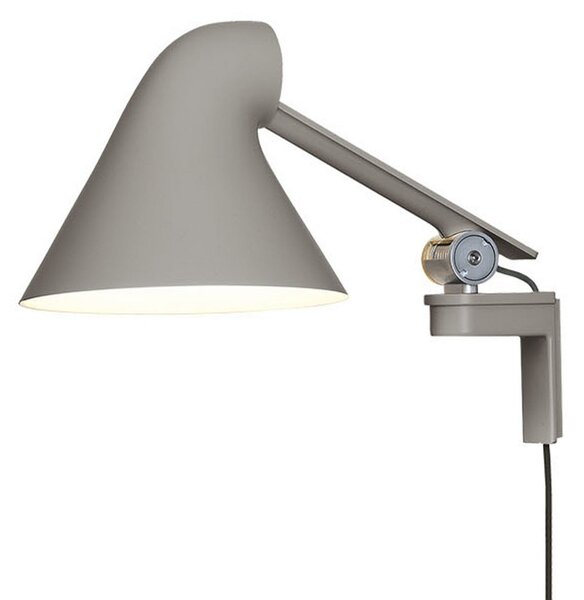Lampa Ścienna Louis Poulsen, NJP, szary, salon, metal, design