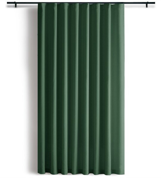 Ciemnozielona zasłona częściowo zaciemniająca (dimout) 140x250 cm Calisto – Filumi