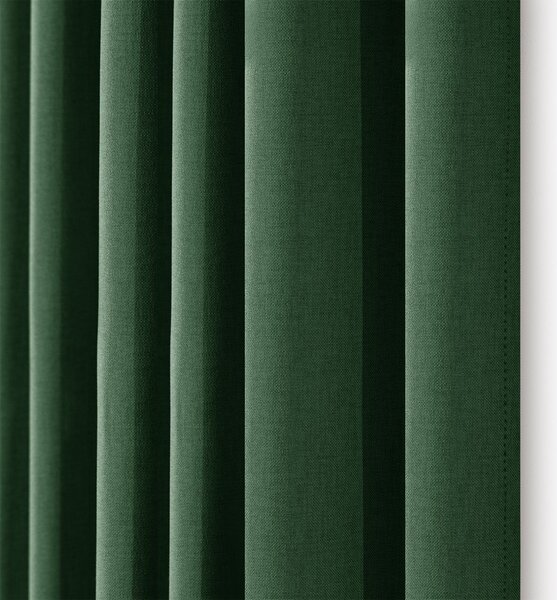 Ciemnozielona zasłona częściowo zaciemniająca (dimout) 140x250 cm Calisto – Filumi