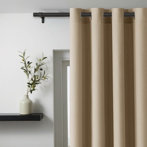 Beżowa zasłona częściowo zaciemniająca (dimout) 200x250 cm Calisto – Filumi