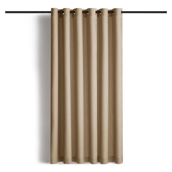 Beżowa zasłona częściowo zaciemniająca (dimout) 200x250 cm Calisto – Filumi