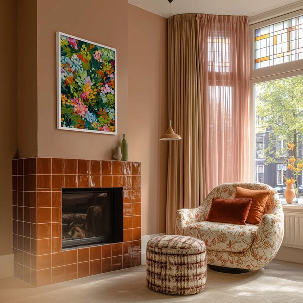 Obraz drukowany z ramą w zestawie 50x70 cm Vivid Meadow – Styler
