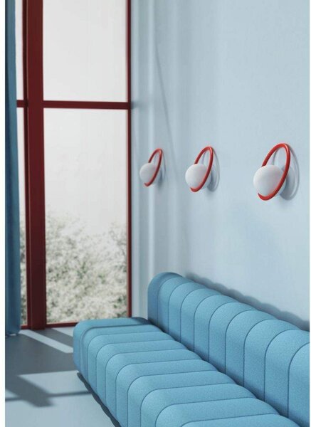 Hula Hoop Lampa Ścienna HW Strawberry Red - Swedish Ninja