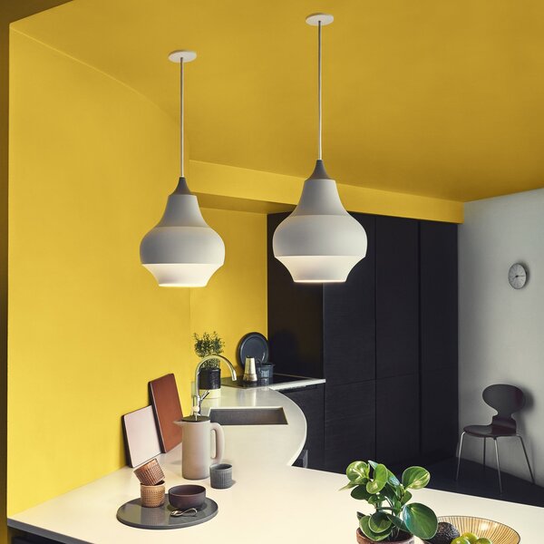 Lampa Wisząca Louis Poulsen, Cirque, ściemnialny, szary, salon, metal, design