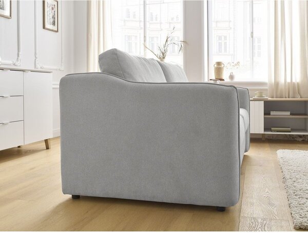 Jasnoszara sofa do spania/rozkładana 178 cm Lenny – Bobochic Paris