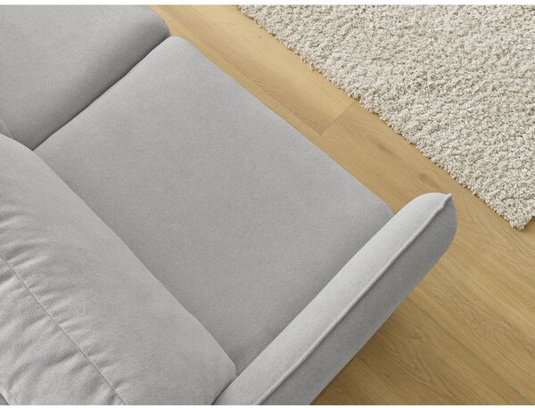 Jasnoszara sofa do spania/rozkładana 178 cm Lenny – Bobochic Paris