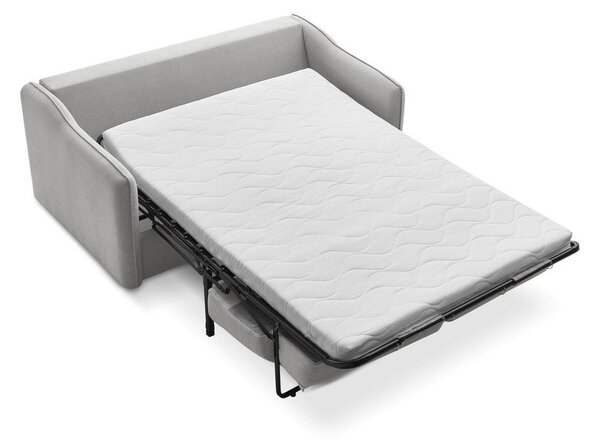 Jasnoszara sofa do spania/rozkładana 178 cm Lenny – Bobochic Paris