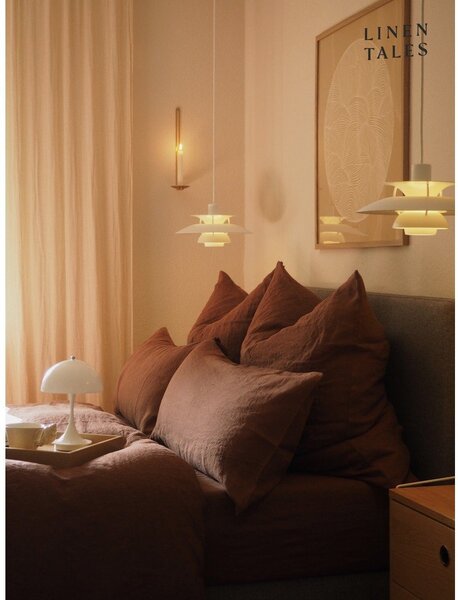 Lniana poszewka na poduszkę 50x70 cm Chocolate – Linen Tales