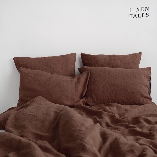 Lniana poszewka na poduszkę 50x70 cm Chocolate – Linen Tales