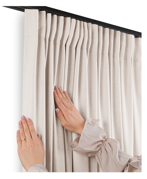 Kremowa zasłona częściowo zaciemniająca (dimout) 140x250 cm Calisto – Filumi