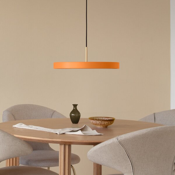 Lampa Wisząca UMAGE, Asteria Mini, ściemnialny, pomarańczowy, salon, metal, design