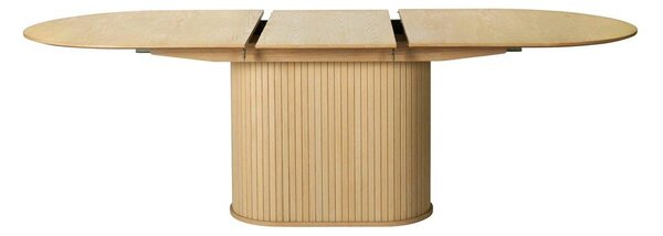 Rozkładany stół z dodatkowym blatem w dekorze dębu 95x180 cm Nola – Unique Furniture
