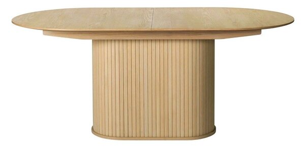 Rozkładany stół z dodatkowym blatem w dekorze dębu 95x180 cm Nola – Unique Furniture