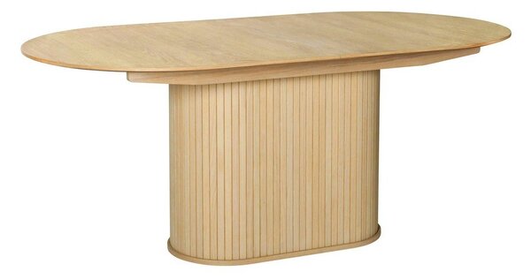 Rozkładany stół z dodatkowym blatem w dekorze dębu 95x180 cm Nola – Unique Furniture