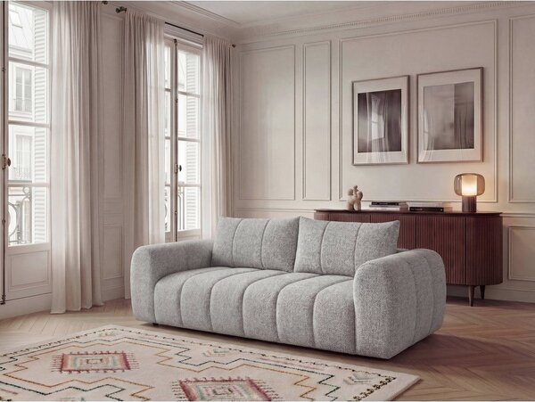 Jasnoszara sofa 242 cm Nesty – Bobochic Paris