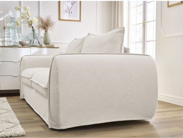 Beżowa sofa do spania/rozkładana 216 cm Archimede – Bobochic Paris
