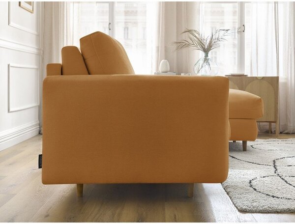 Musztardowy narożnik Nouveau Cocoone – Bobochic Paris