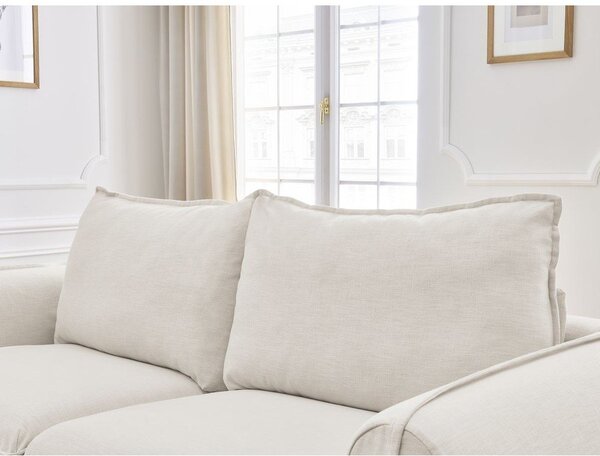 Beżowa sofa do spania/rozkładana 216 cm Archimede – Bobochic Paris
