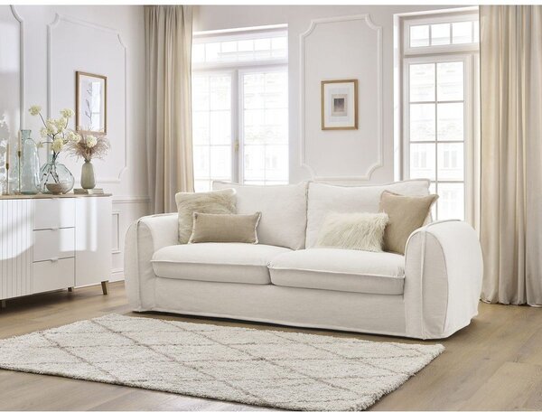 Beżowa sofa do spania/rozkładana 216 cm Archimede – Bobochic Paris
