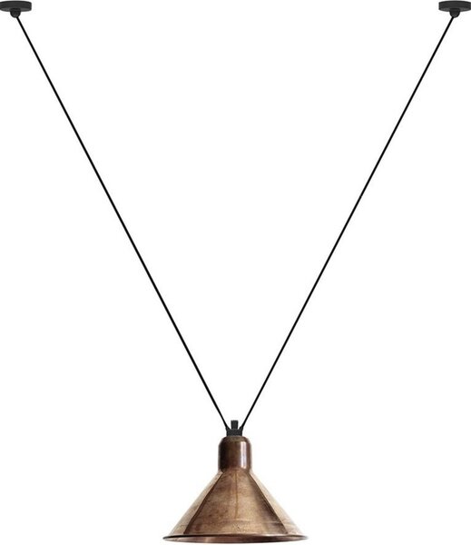 323 XL Lampa Wisząca Conical Raw Copper - Lampe Gras