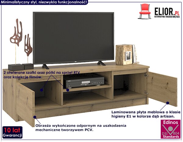 Industrialna szafka RTV 120 cm R1-N90