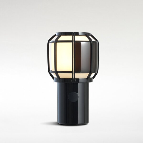Zewnętrzna Lampa MARSET, Chispa, ściemnialny, czarny, tworzywo sztuczne, design