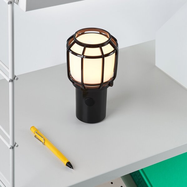 Zewnętrzna Lampa MARSET, Chispa, ściemnialny, czarny, tworzywo sztuczne, design