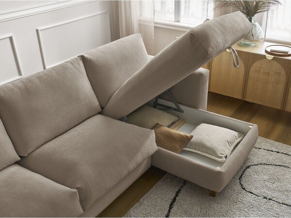 Szarobrązowy narożnik Nouveau Cocoone – Bobochic Paris
