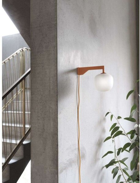 Lampa Ścienna Muuto, szary, salon, szkło