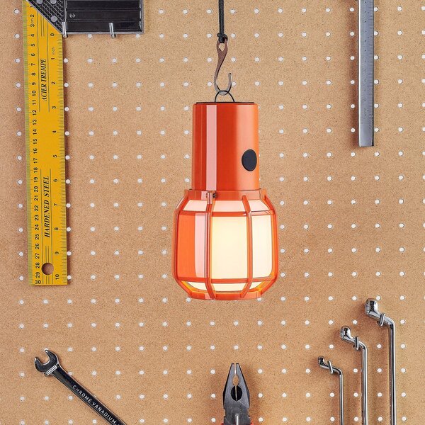 Zewnętrzna Lampa MARSET, Chispa, ściemnialny, pomarańczowy, tworzywo sztuczne, design