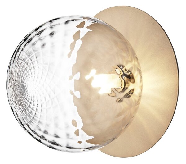 Lampa Ścienna Nuura Aps, Liila 1 Large, ściemnialny, złoty | mosiężny, salon, szkło, design