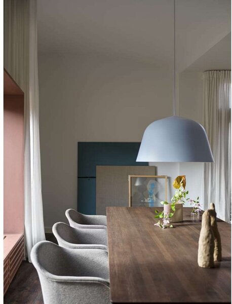 Lampa Wisząca Muuto, niebieski, salon, aluminium