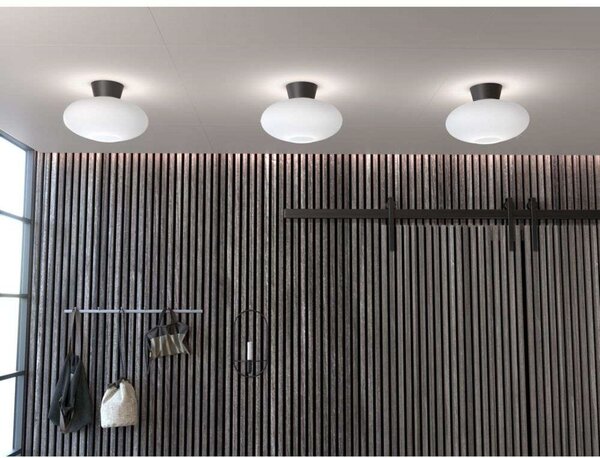 Bullo Lampa Sufitowa XL Ø38 Matt Black/Opal - Belid