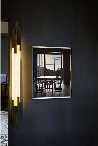 Lampa Ścienna DCW, ściemnialny, złoty | mosiężny, salon, szkło
