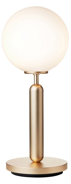 Lampa Stołowa Nuura Aps, Miira Table, złoty | mosiężny, salon, metal, design
