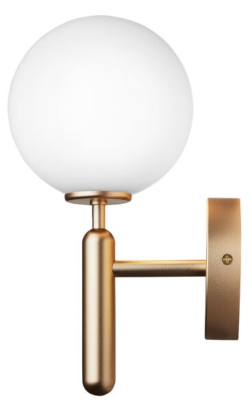 Lampa Ścienna Nuura Aps, Miira Wall, ściemnialny, złoty | mosiężny, salon, metal, design