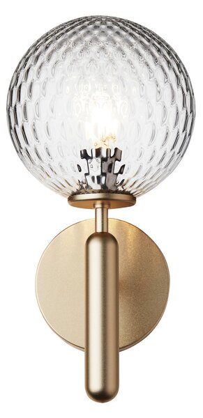 Lampa Ścienna Nuura Aps, Miira Wall, ściemnialny, złoty | mosiężny, salon, metal, design