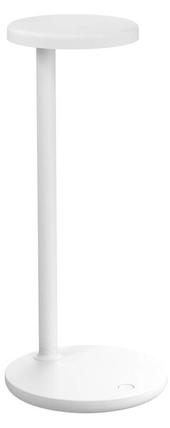 Lampa Stołowa FLOS, ściemnialny, biały, salon, aluminium