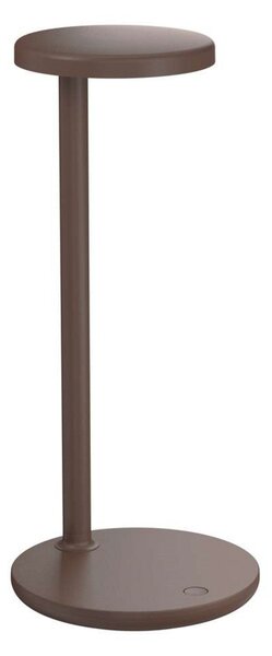 Lampa Stołowa FLOS, ściemnialny, brąz rdzawy, salon, aluminium
