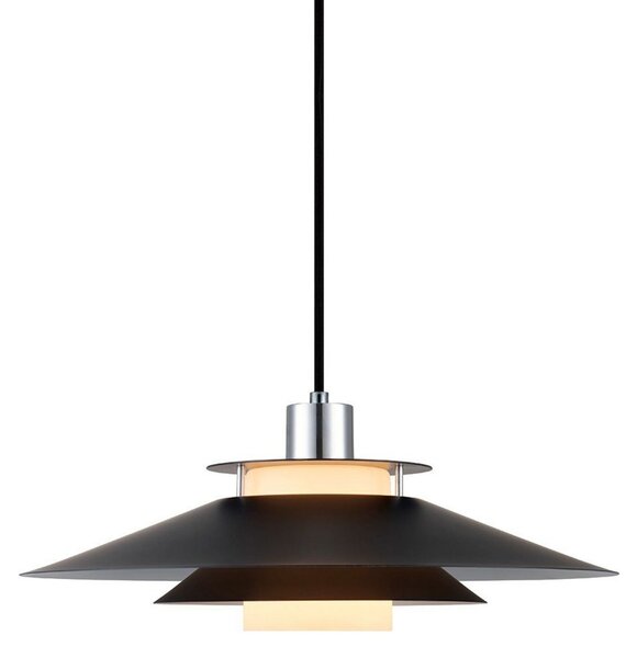 Rivoli Lampa Wisząca Ø40 Black/Chrome - Halo Design