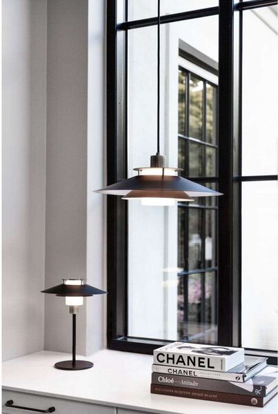 Rivoli Lampa Wisząca Ø40 Black/Chrome - Halo Design
