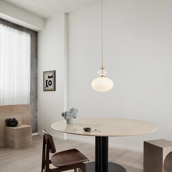 Lampa Wisząca Nuura Aps, Rizzatto 32, ściemnialny, biały, salon, szkło, design