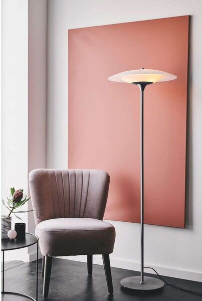 Baroni Lampa Podłogowa Ø46 Black/Opal - Halo Design