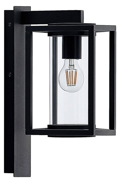 Zewnętrzna Lampa Lucande, Ferda, ściemnialny, czarny, taras, aluminium, nowoczesny