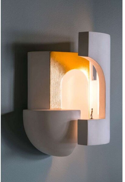 Lampa Ścienna DCW, złoty | mosiężny, tworzywo sztuczne, design