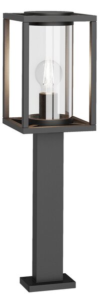 Zewnętrzna Lampa Lucande, Ferda, ściemnialny, czarny, taras, aluminium, nowoczesny