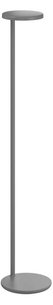 Lampa Podłogowa FLOS, ściemnialny, szary, salon, aluminium
